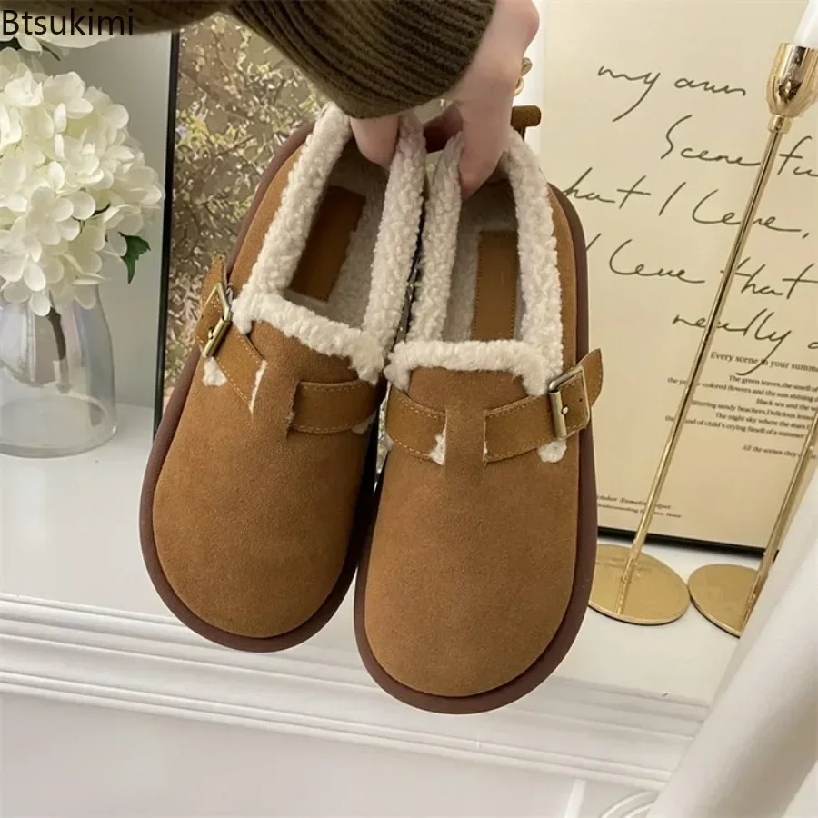 New 2025 Women's Winter Warm Plush Snow Boots Korean Style Lazy Girls Shoes Round Toe Thick Sole Cotton Shoes Female Warm Shoes
New 2025 Women's Winter Warm Plush Snow Boots Korean Style Lazy Girls Shoes Round Toe Thick Sole Cotton Shoes Female Warm Shoes