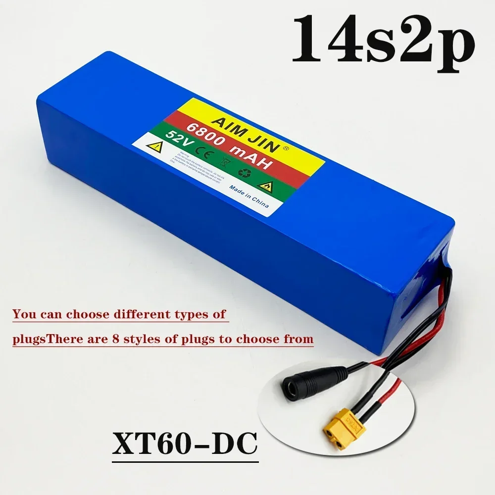 6800mah 52V lithium 14S2P battery pack built-in BMS For 750W 1000W Motorcycle Scooter rechargeable battery+2A charger
6800mah 52V lithium 14S2P battery pack built-in BMS For 750W 1000W Motorcycle Scooter rechargeable battery+2A charger