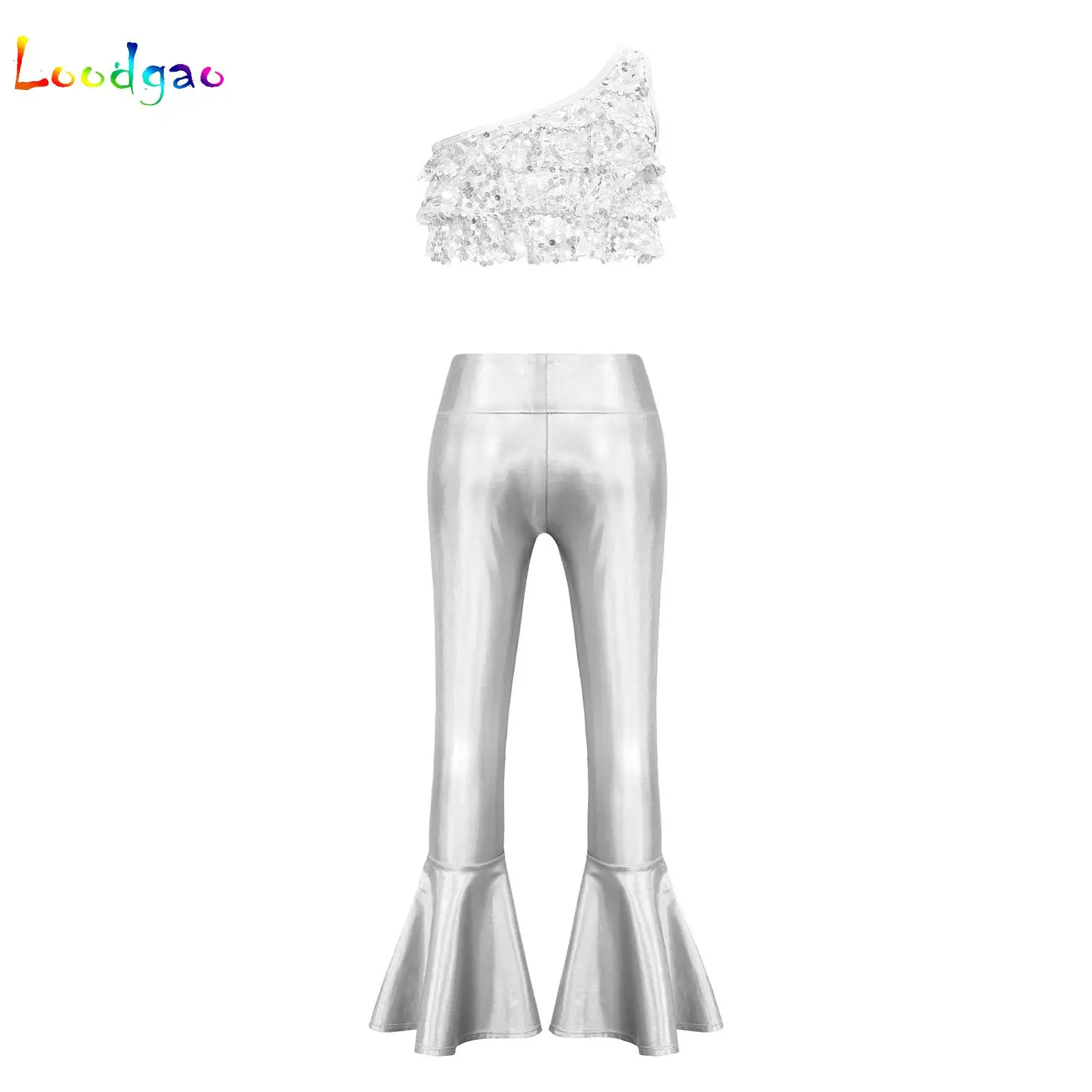 Shiny Halloween Hippie Costume for Kid Girls Sleeveless Sequins Tassels Disco Outfit 70s 80s Prom Vest+Flare Pants Party Costume
Shiny Halloween Hippie Costume for Kid Girls Sleeveless Sequins Tassels Disco Outfit 70s 80s Prom Vest+Flare Pants Party Costume