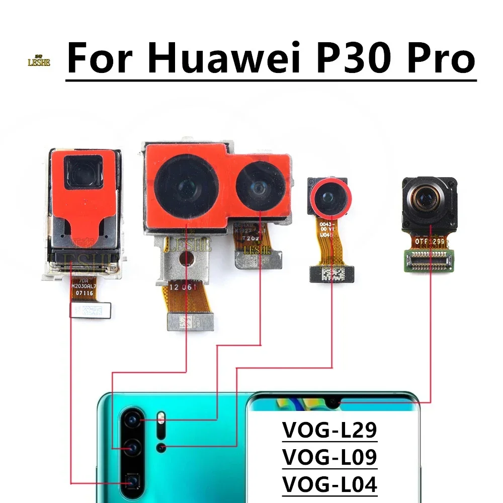 Передняя задняя камера для Huawei P30 Pro P30Pro, модуль основной камеры, гибкие запасные части
Передняя задняя камера для Huawei P30 Pro P30Pro, модуль основной камеры, гибкие запасные части