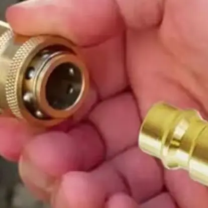 1/4Inch Compressed Air Shut-Off Valve Compressors & Compressed Air Quick Connector Gold Compressed Air Shut-Off Valve
1/4Inch Compressed Air Shut-Off Valve Compressors & Compressed Air Quick Connector Gold Compressed Air Shut-Off Valve