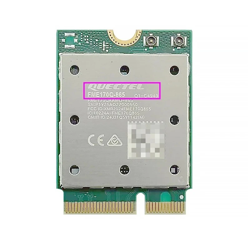 C Quectel FME170Q 865 WiFi7 Tri Band PCIe Wireless Card Bluetooth 5.4 Universal Laptop Desktop
C Quectel FME170Q 865 WiFi7 Tri Band PCIe Wireless Card Bluetooth 5.4 Universal Laptop Desktop