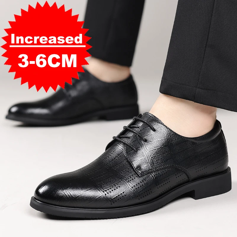 Мужские деловые повседневные туфли из дышащей кожи, черные, из мягкой кожи, с мягкой подошвой, весенние, лучшие, размеры 37-46
Мужские деловые повседневные туфли из дышащей кожи, черные, из мягкой кожи, с мягкой подошвой, весенние, лучшие, размеры 37-46