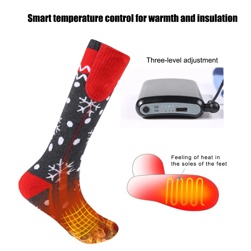 5000mAh Rechargeable Heated Socks for Men Women Washable Electric Thermal Warming Socks with Aiwei APP Remote Control for Winter
5000mAh Rechargeable Heated Socks for Men Women Washable Electric Thermal Warming Socks with Aiwei APP Remote Control for Winter