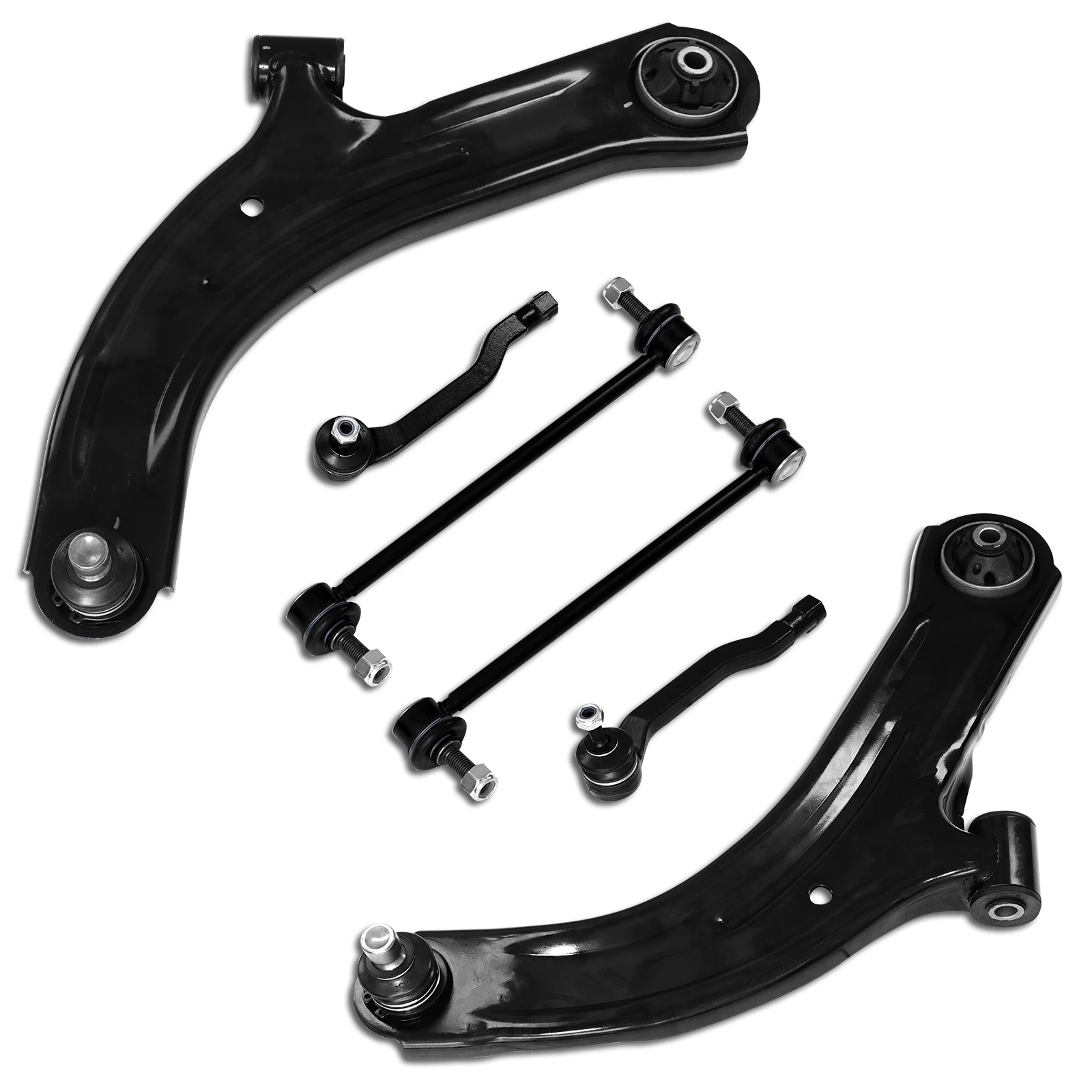 AzbuStag 6Pcs Front Lower Left Right Control Arm Sway Bar Link for Nissan Versa Cube 2007-2014 54501EL000 54500EL000
AzbuStag 6Pcs Front Lower Left Right Control Arm Sway Bar Link for Nissan Versa Cube 2007-2014 54501EL000 54500EL000