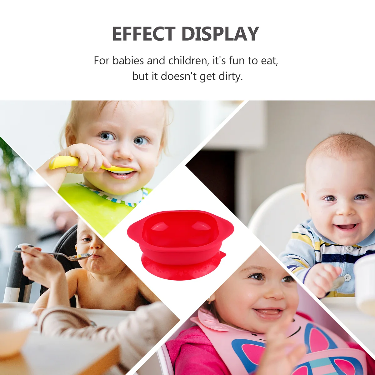 1 шт., миска на присоске из силикагеля, тренировка еды, защита от разливов, устойчивая к падению посуда для кормления малышей, детская присоска 
1 шт., миска на присоске из силикагеля, тренировка еды, защита от разливов, устойчивая к падению посуда для кормления малышей, детская присоска