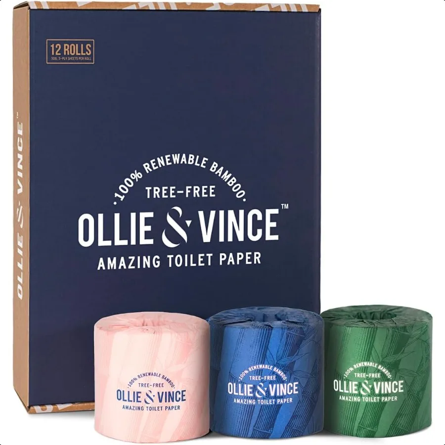 Bamboo Toilet Paper Sustainable EcoFriendly PlasticFree TreeFree Organic 12 Rolls 3Ply Soft Strong Septic Safe Unscented Premiu
Bamboo Toilet Paper Sustainable EcoFriendly PlasticFree TreeFree Organic 12 Rolls 3Ply Soft Strong Septic Safe Unscented Premiu