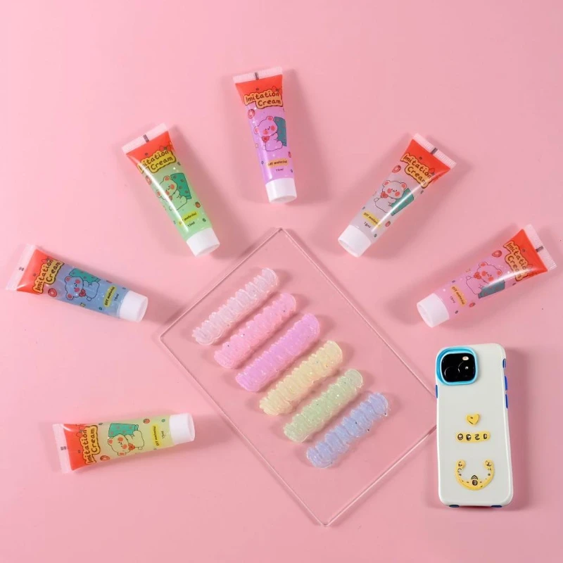 15g Crystal Transparent Tube Jelly Tape Flash Powder Used for Phone Case Cosmetic Mirror DIY Material Handmade Glue
15g Crystal Transparent Tube Jelly Tape Flash Powder Used for Phone Case Cosmetic Mirror DIY Material Handmade Glue