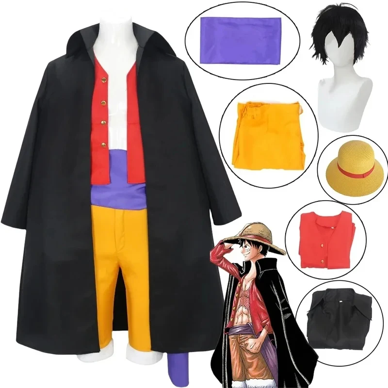 Kimono Anime Monkey D Luffy Wano Cosplay Costume Wig Trench Coat Shorts Hat Suits Halloween Costumes fos,3'f.5;j.8
Kimono Anime Monkey D Luffy Wano Cosplay Costume Wig Trench Coat Shorts Hat Suits Halloween Costumes fos,3'f.5;j.8