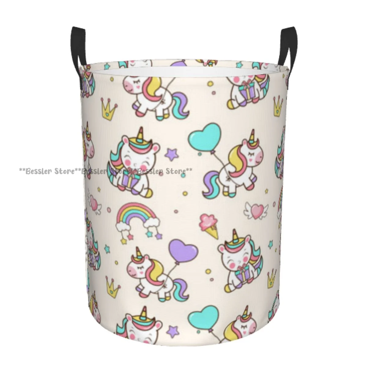 Unicorns Stars Rainbow Cartoon Style Waterproof Storage Bag Household Dirty Laundry Basket Folding Clothes Organizer
Unicorns Stars Rainbow Cartoon Style Waterproof Storage Bag Household Dirty Laundry Basket Folding Clothes Organizer