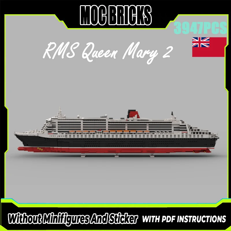 Exquisite new MOC building block model Mary Queen 2 cruise ship technology modular children's toy gift DIY assembly set
Exquisite new MOC building block model Mary Queen 2 cruise ship technology modular children's toy gift DIY assembly set