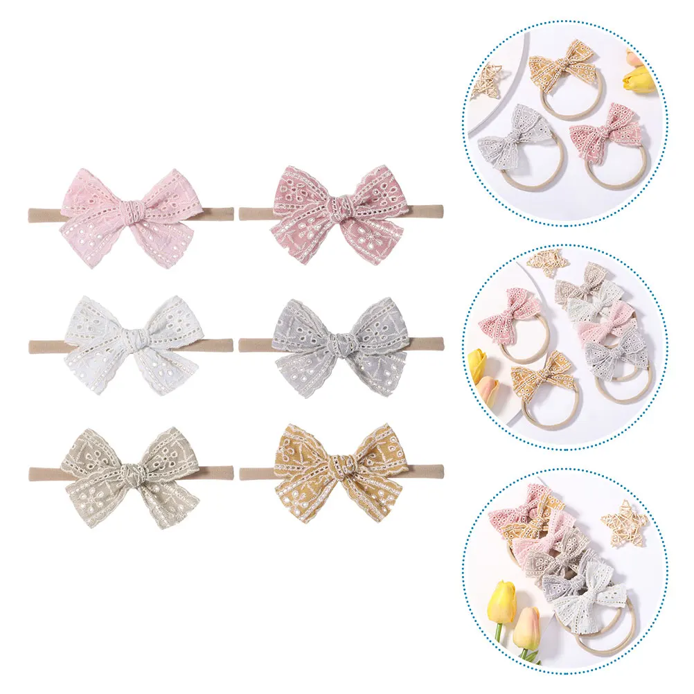 6 pcs Baby Girl Baby Girl Headbands With Bows Hair Accessories Kids Bow Infant Tie Tiaras Elastic Newborn Stretchy Gifts 
6 pcs Baby Girl Baby Girl Headbands With Bows Hair Accessories Kids Bow Infant Tie Tiaras Elastic Newborn Stretchy Gifts