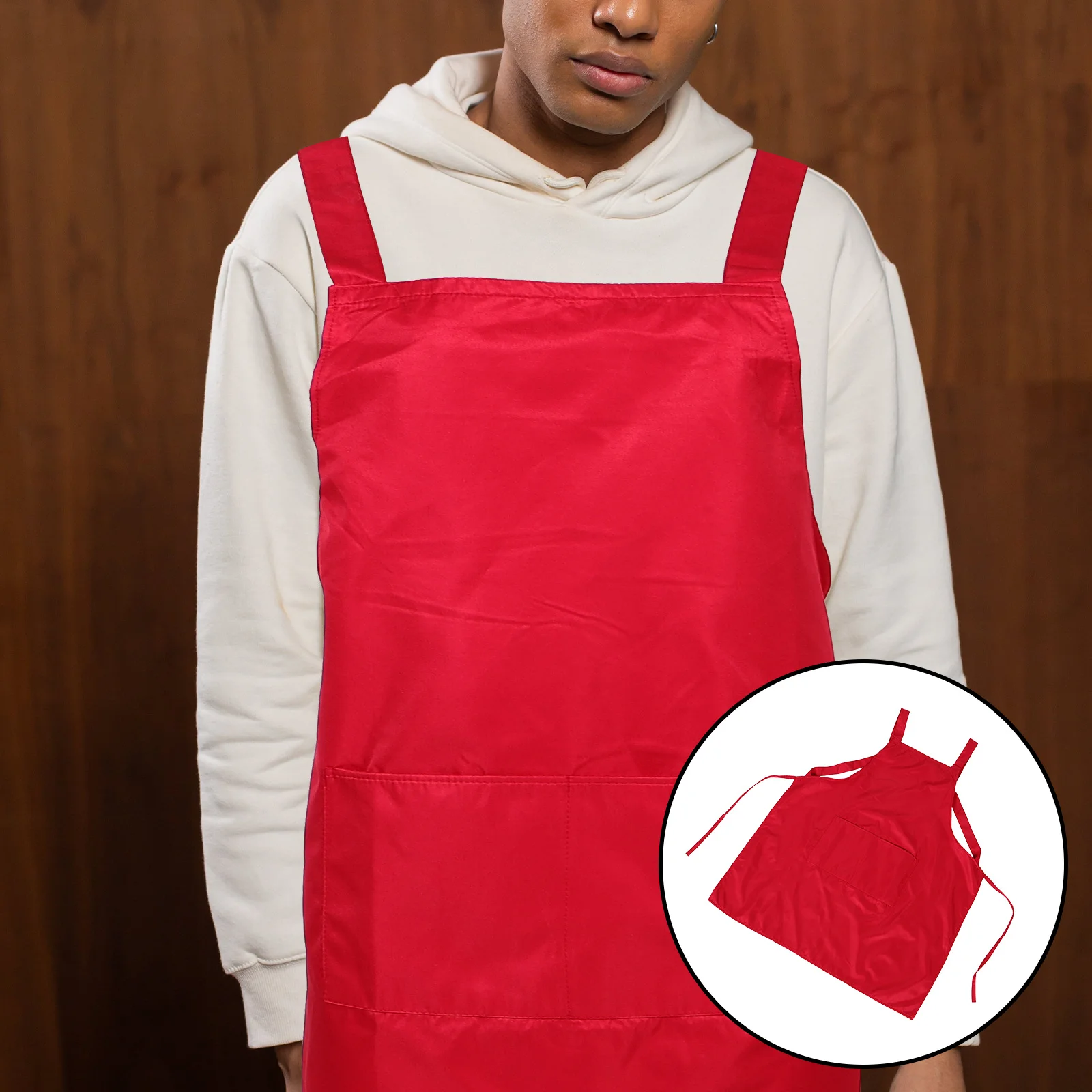 Unisex Adjustable Bib Apron Waterproof Pockets for Cooking Baking Chef Kitchen Restaurant Oil-Resistant Lightweight Work
Unisex Adjustable Bib Apron Waterproof Pockets for Cooking Baking Chef Kitchen Restaurant Oil-Resistant Lightweight Work