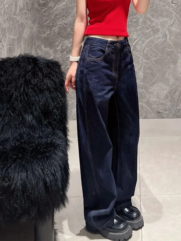 High Waist Straight Leg Jeans Women's Spring 2026 Curvy Knife Design Bootcut Trousers mid Stretch Medium Wash Denim
High Waist Straight Leg Jeans Women's Spring 2026 Curvy Knife Design Bootcut Trousers mid Stretch Medium Wash Denim