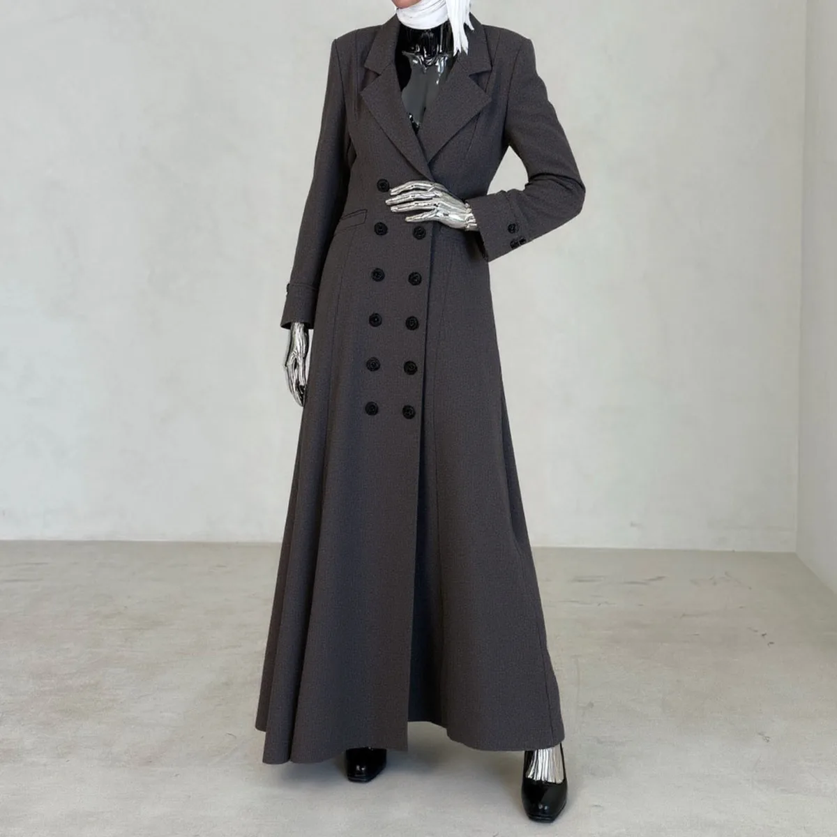BJTZ Fashion Double Breasted Blazer Trench Coat For Women 2025 Spring Autumn New Style Temperament Slim Fit Long Windbreaker
BJTZ Fashion Double Breasted Blazer Trench Coat For Women 2025 Spring Autumn New Style Temperament Slim Fit Long Windbreaker