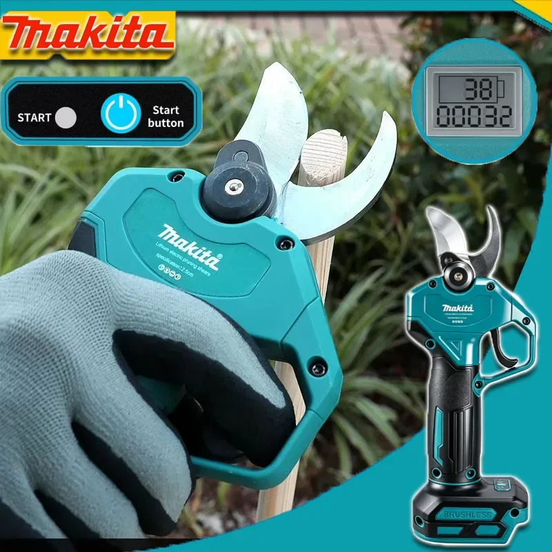 Makita Brushless Electric Pruning Shears Garden Tool Branche Cutter Cordless Electric Garden Scissors Fruit Tree for Makita 18V
Makita Brushless Electric Pruning Shears Garden Tool Branche Cutter Cordless Electric Garden Scissors Fruit Tree for Makita 18V