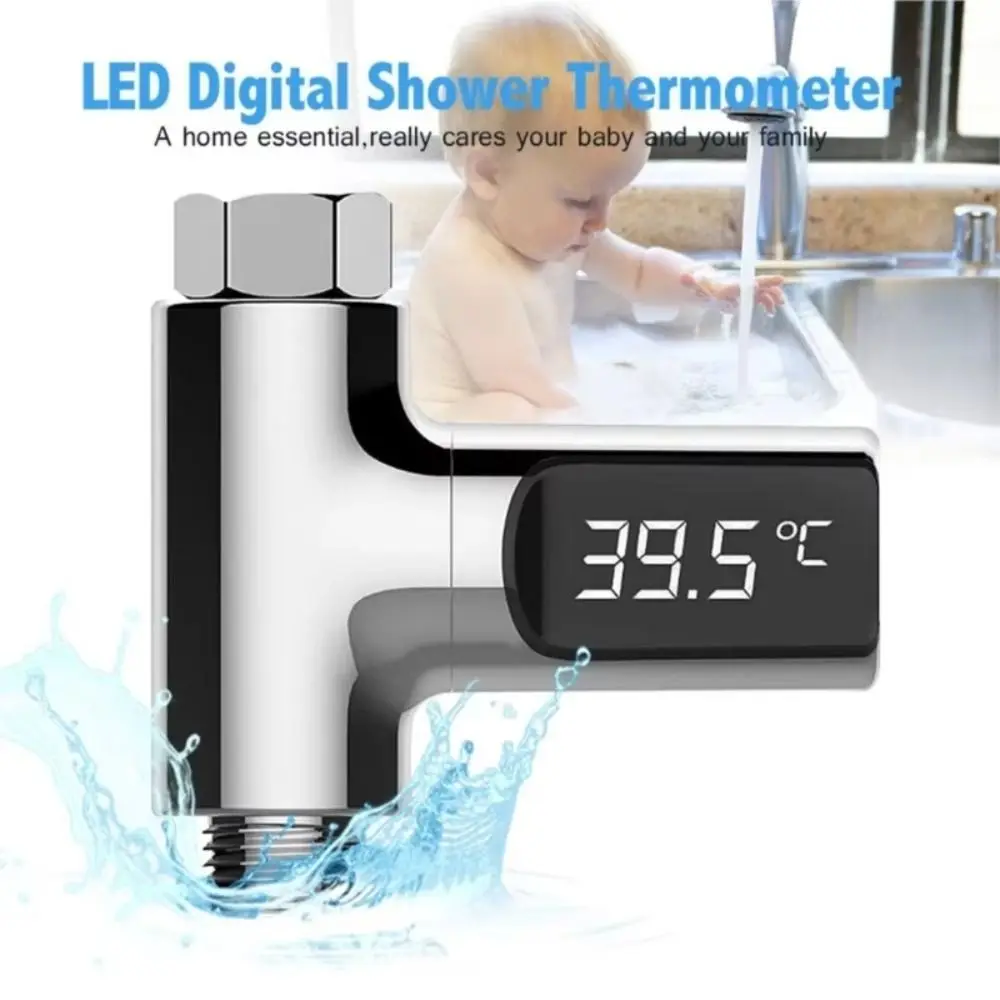 LED Display Water Temperature Monitor Self-powered Hot Tub Bathing Temperature Meter Monitoring ABS Shower Faucets Bathroom
LED Display Water Temperature Monitor Self-powered Hot Tub Bathing Temperature Meter Monitoring ABS Shower Faucets Bathroom