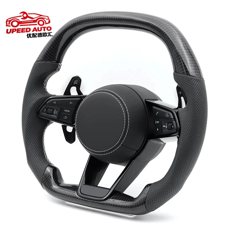 Square Shape Carbon Car Steering Wheel for Audi A3 A4 A5 A6 A7 A8 S3 S4 S5 S6 S7 S8 Q3 Q5 Q7 Q8 SQ7 RS3 RS4 RS5 RS6 RS7
Square Shape Carbon Car Steering Wheel for Audi A3 A4 A5 A6 A7 A8 S3 S4 S5 S6 S7 S8 Q3 Q5 Q7 Q8 SQ7 RS3 RS4 RS5 RS6 RS7