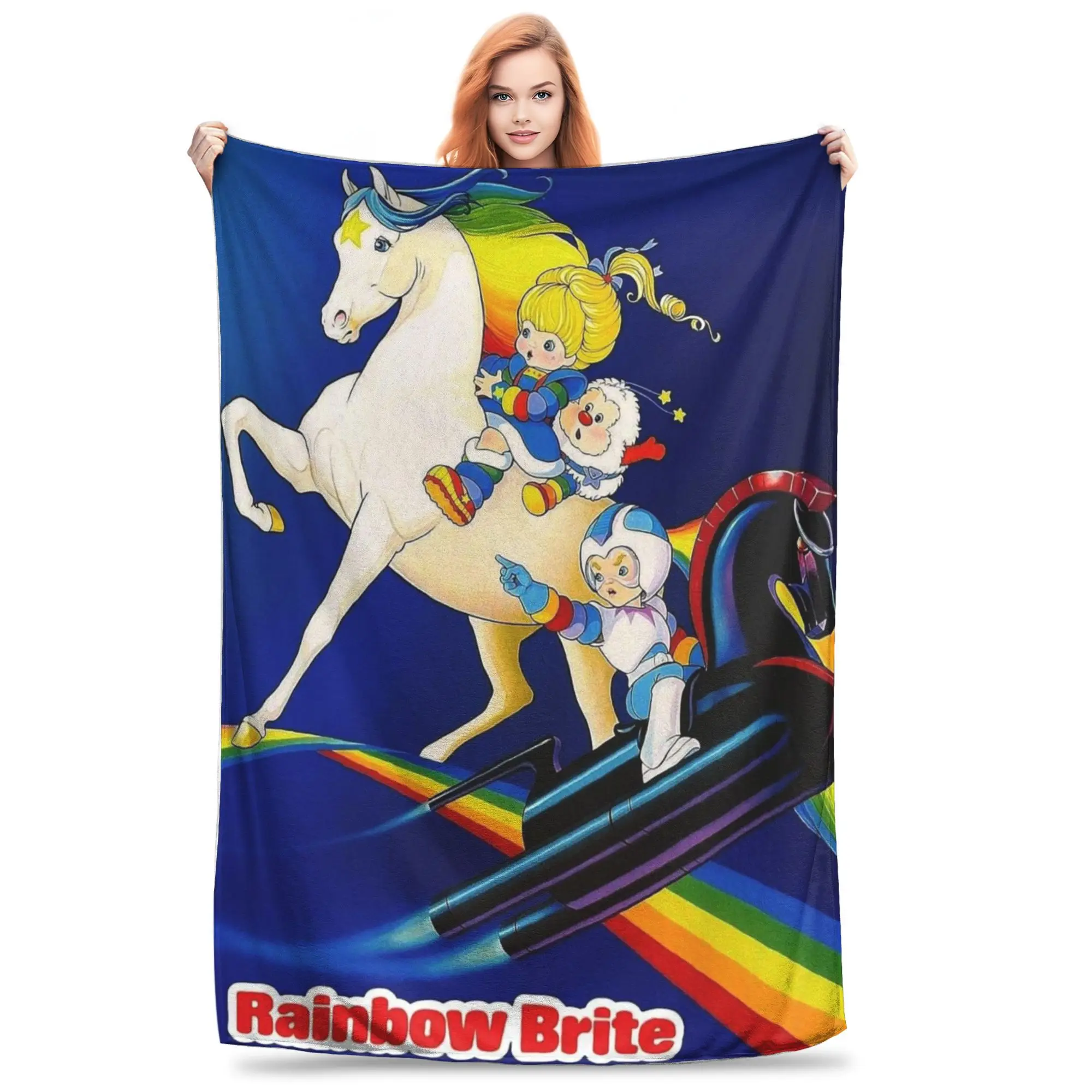 Flannel Throw Blanket Rainbows Brite Warm Plush Blankets Soft Bedding for Bed Living room Home Picnic Sofa
Flannel Throw Blanket Rainbows Brite Warm Plush Blankets Soft Bedding for Bed Living room Home Picnic Sofa