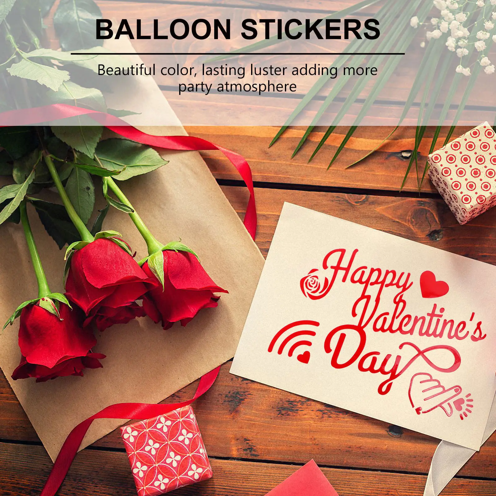 5Pcs Wedding Balloon Stickers Durable PVC Simple Style Decorative Decals Party Balloon Paster Decorative Decals
5Pcs Wedding Balloon Stickers Durable PVC Simple Style Decorative Decals Party Balloon Paster Decorative Decals