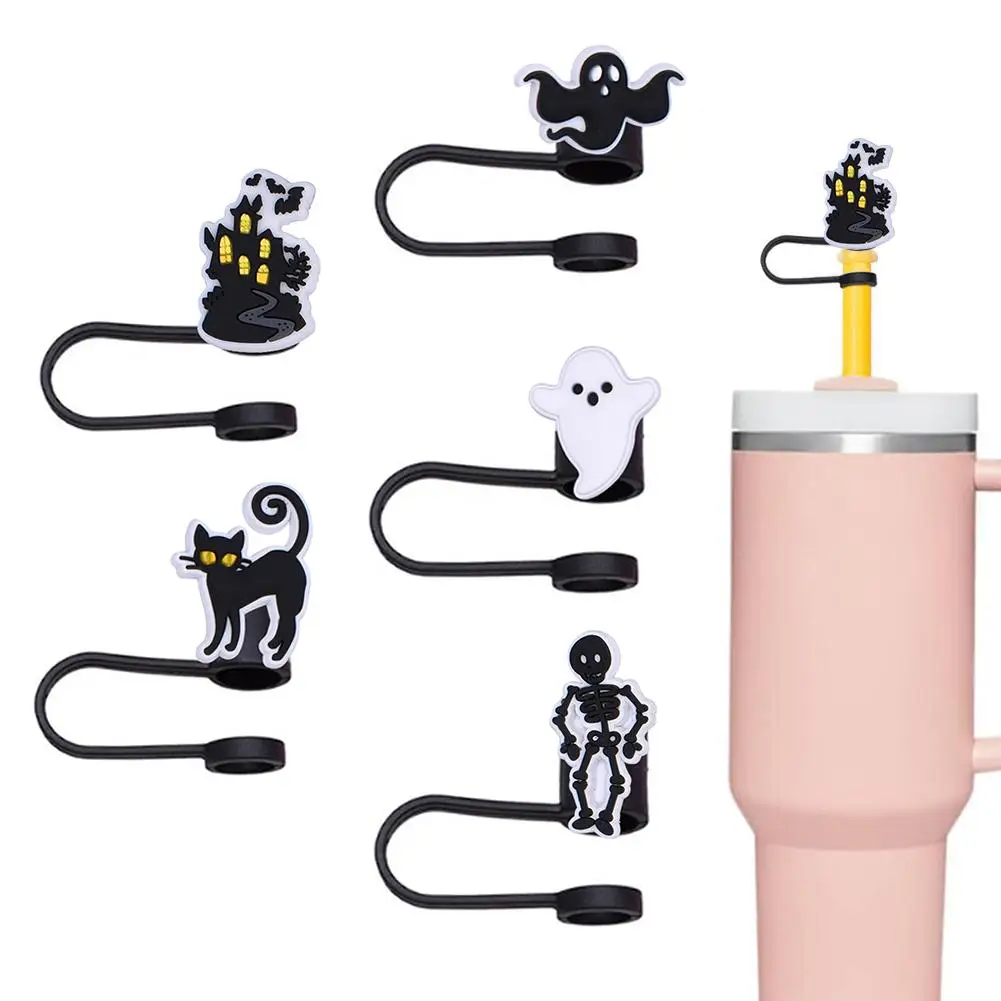 Halloween Straw Protection Plug Cartoon Silicone Dust-proof Drinking Proof Stopper Accessories Cap Reusable Cup Washable Sp H0D2
Halloween Straw Protection Plug Cartoon Silicone Dust-proof Drinking Proof Stopper Accessories Cap Reusable Cup Washable Sp H0D2