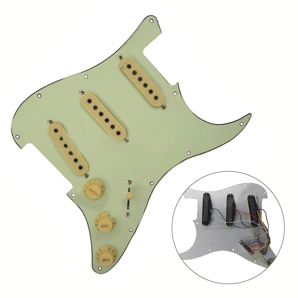 Premium Single Coil SSS Electric Guitar Pickguard Pickup Set For Enhanced ST SQ Outdoor Musical Instrument Equipment Accessories
Premium Single Coil SSS Electric Guitar Pickguard Pickup Set For Enhanced ST SQ Outdoor Musical Instrument Equipment Accessories