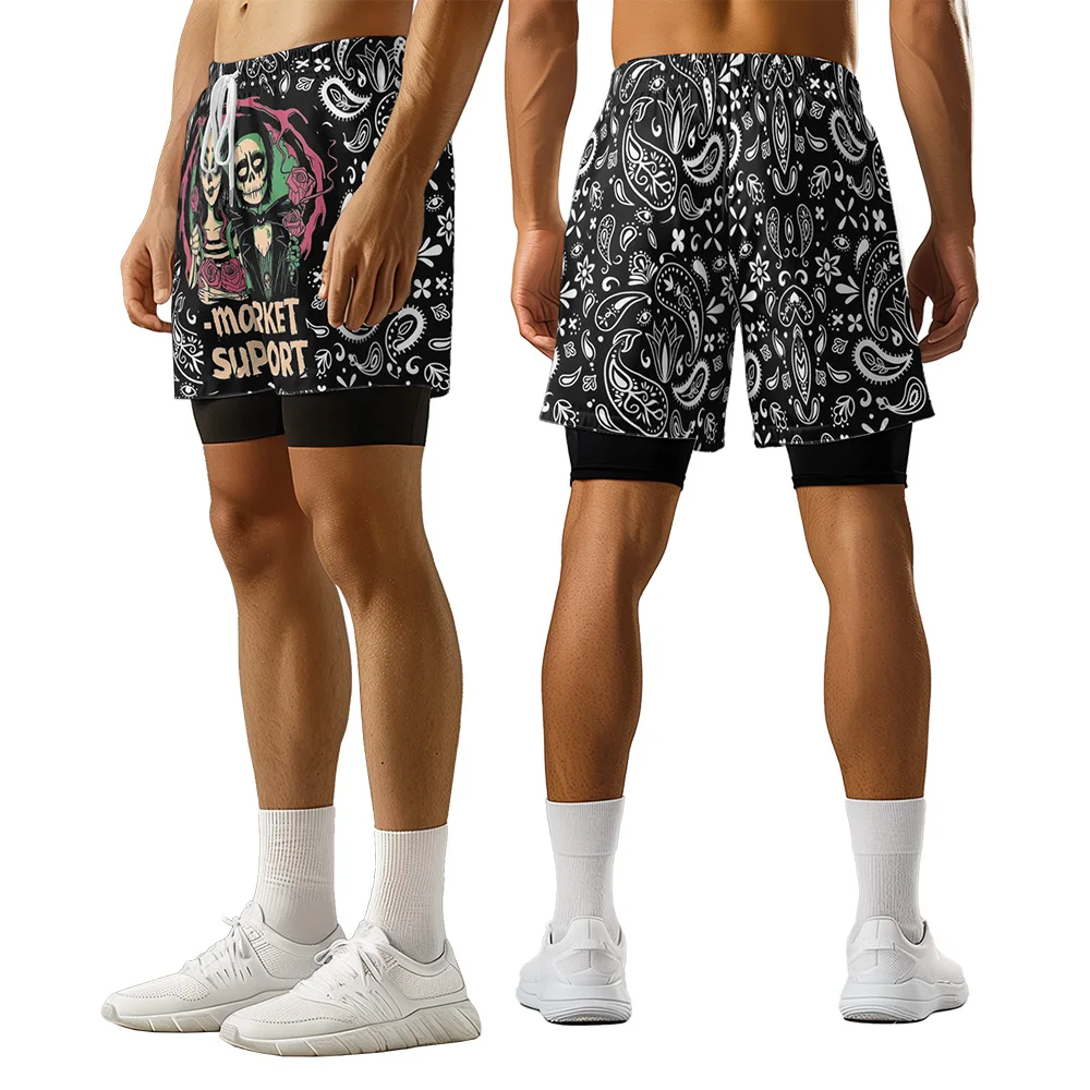 2024 New Original Design Summer Skull Pattern Dark 3D Printing Casual Trend High Street Sports Basketball Shorts Men's Shorts
2024 New Original Design Summer Skull Pattern Dark 3D Printing Casual Trend High Street Sports Basketball Shorts Men's Shorts