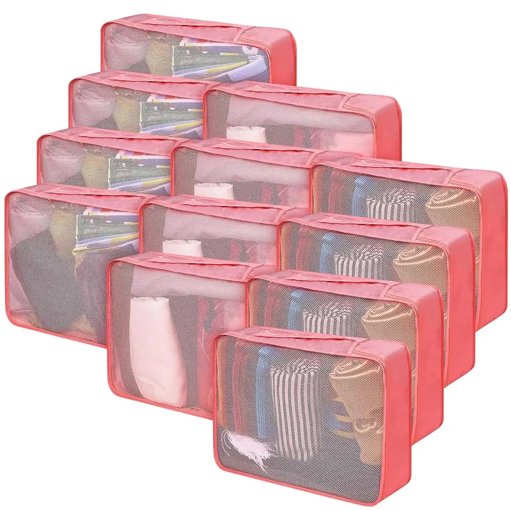 Free Shipping12 Pcs Packing Cubes for Suitcase Travel Luggage Bags Bulk Mesh Organizer Set for Hiking Camping Backpacking Cloth
Free Shipping12 Pcs Packing Cubes for Suitcase Travel Luggage Bags Bulk Mesh Organizer Set for Hiking Camping Backpacking Cloth