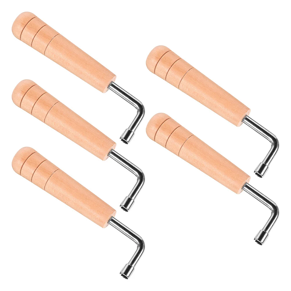 5Pcs Lyre Harp Tuning Wrench Wooden Handle Comfortable Grip Lyre Tuner Tool Accurate String Instrument Adjustment
5Pcs Lyre Harp Tuning Wrench Wooden Handle Comfortable Grip Lyre Tuner Tool Accurate String Instrument Adjustment