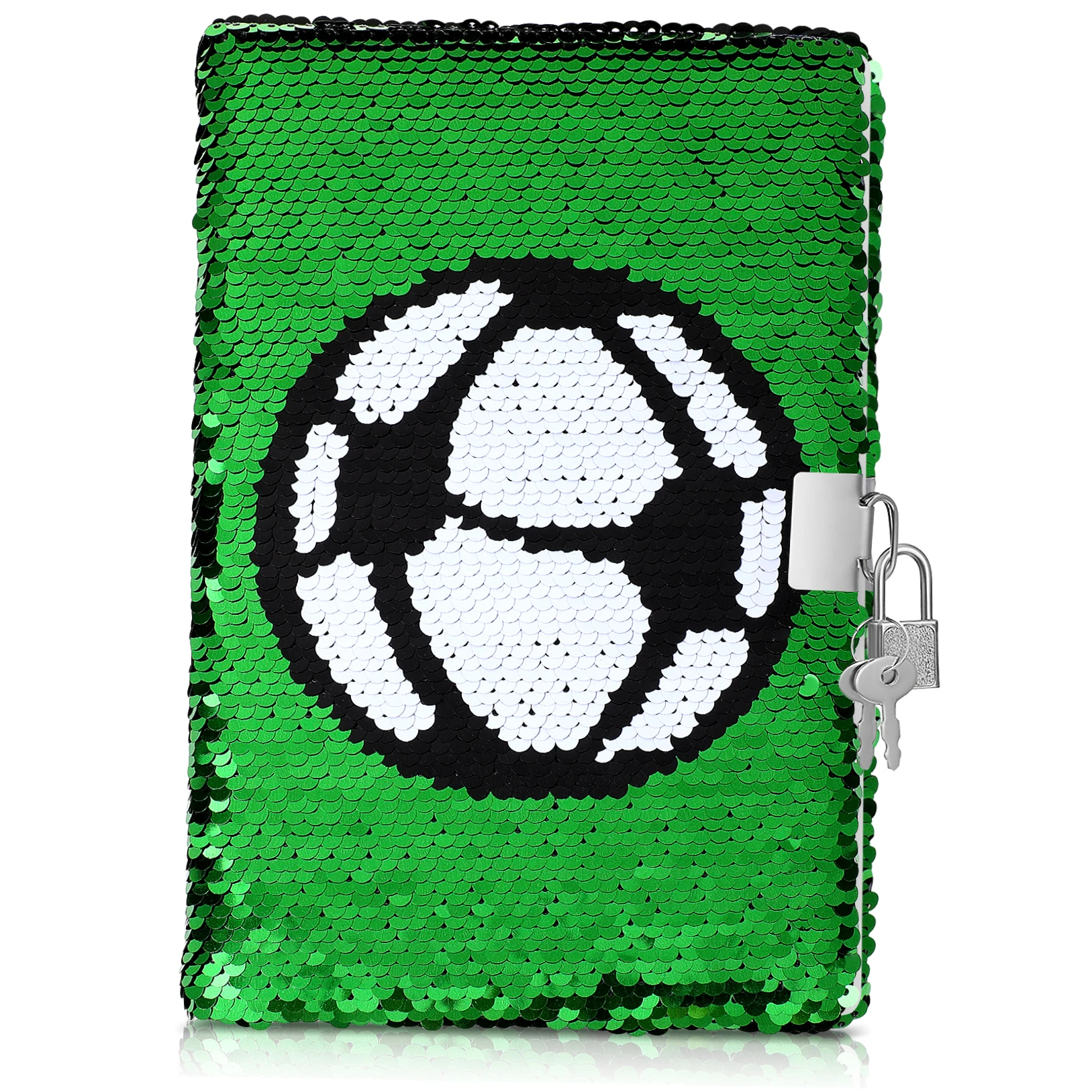 Football Notebook Reversible Sequin Notebooks with Lock and Keys Diary Spiral Student Travel for Girls
Football Notebook Reversible Sequin Notebooks with Lock and Keys Diary Spiral Student Travel for Girls