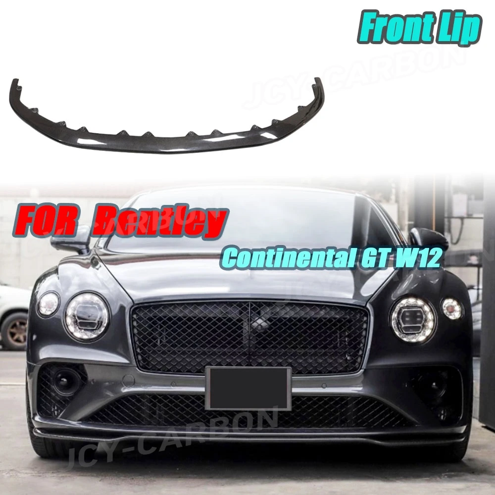 For Bentley Continental GT W12 2015-2017 2018-2021 Carbon Fiber Front Bumper Lip Splitter Spoiler Body Kit
For Bentley Continental GT W12 2015-2017 2018-2021 Carbon Fiber Front Bumper Lip Splitter Spoiler Body Kit
