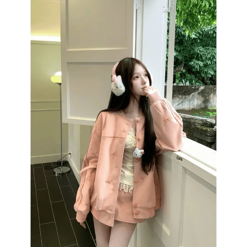 Sweet Hot Girl Suit Women's Autumn Loose Long-sleeved Jacket High Waisted Mini Skirt Two-piece Set Fashion Female Clothes
Sweet Hot Girl Suit Women's Autumn Loose Long-sleeved Jacket High Waisted Mini Skirt Two-piece Set Fashion Female Clothes