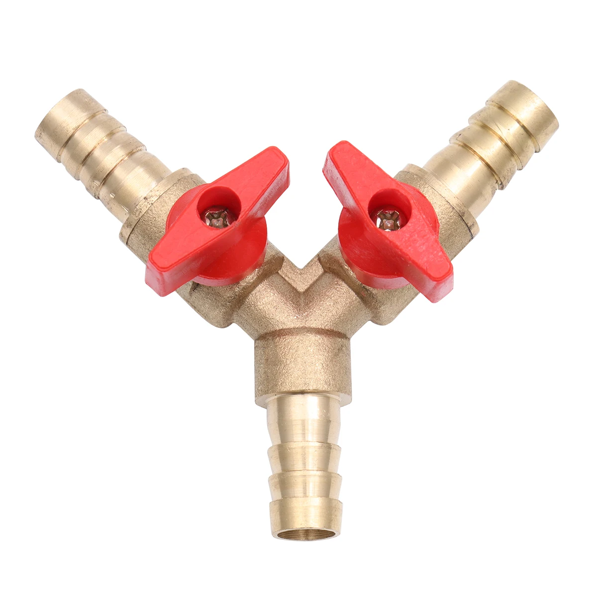 Three-way Valve Y Shape Gas Pipe Distribution Switch 3-Way Copper Fitting Shut Off Ball Hose Barb Connection Long Term Use Easy
Three-way Valve Y Shape Gas Pipe Distribution Switch 3-Way Copper Fitting Shut Off Ball Hose Barb Connection Long Term Use Easy