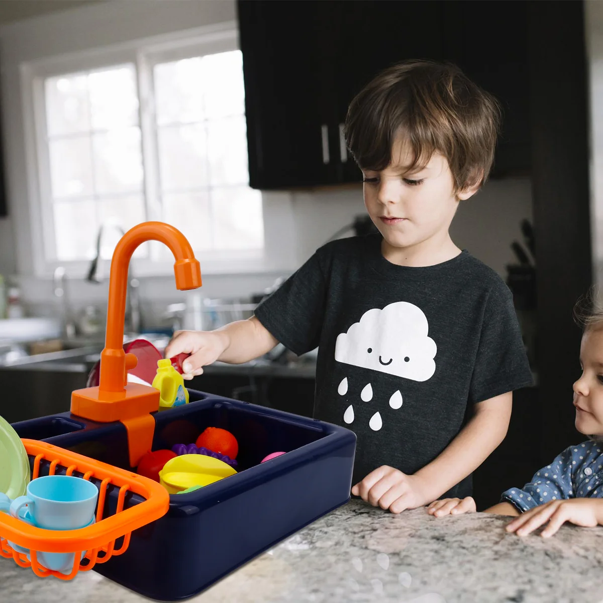 Toy Sink with Running Water Dishwashing Toys Dishwasher Educational Playthings House Child
Toy Sink with Running Water Dishwashing Toys Dishwasher Educational Playthings House Child