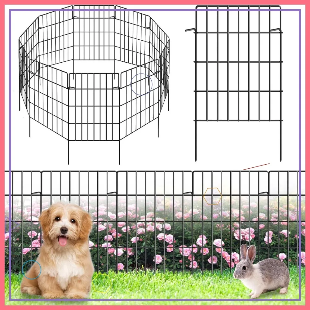 30 Pack Garden Fence, 32.5ft x 24in, Rustproof Metal Border for Patio & Seedlings
30 Pack Garden Fence, 32.5ft x 24in, Rustproof Metal Border for Patio & Seedlings