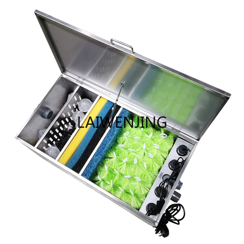 MJY stainless steel fish pond filter outdoor pond purification tank water circulation system
MJY stainless steel fish pond filter outdoor pond purification tank water circulation system