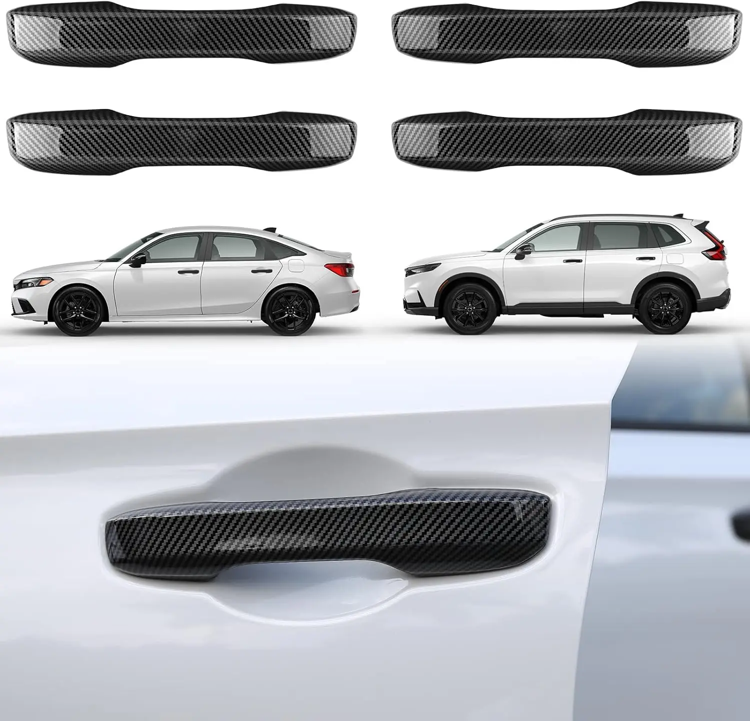 Black Door Handle Cover No Tape Exterior Protector for 11th Gen Honda Civic 2022-2026 Accord CR-V HR-V 2023-2026 Accessories
Black Door Handle Cover No Tape Exterior Protector for 11th Gen Honda Civic 2022-2026 Accord CR-V HR-V 2023-2026 Accessories