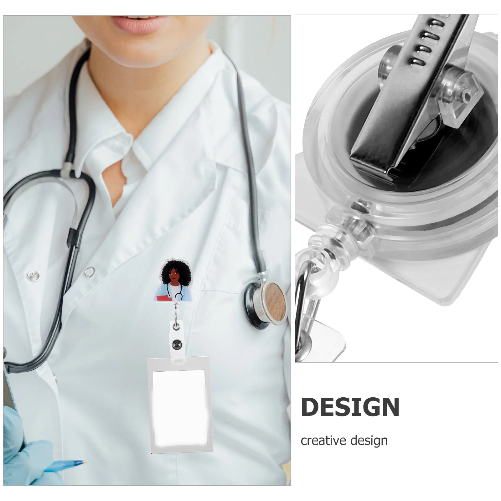 Multi-Function Badge Holder Retractable Id Strap Clip for Nurse Doctor Name Tag Accessory Portable Card Holder Reel
Multi-Function Badge Holder Retractable Id Strap Clip for Nurse Doctor Name Tag Accessory Portable Card Holder Reel