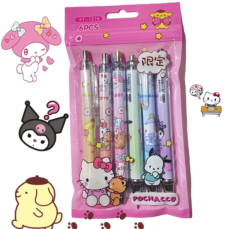 6Pcs 1Pcs Sanrio Cinnamoroll Hello Kitty Kawaii Anime 0.5Mm Black Cute St Head Press Pen My Melody Cartoon Pencil Kids Toys
6Pcs 1Pcs Sanrio Cinnamoroll Hello Kitty Kawaii Anime 0.5Mm Black Cute St Head Press Pen My Melody Cartoon Pencil Kids Toys