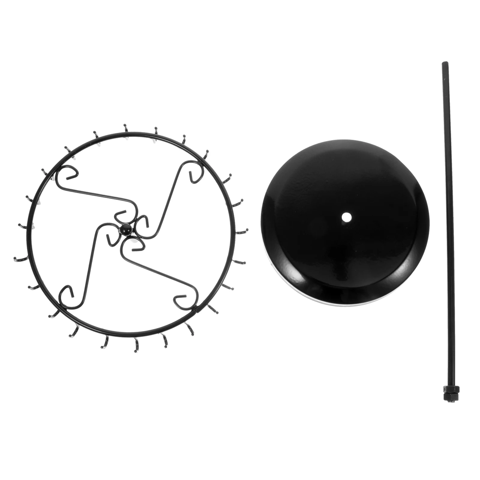 Earring Jewelry Storage Rack Round Black Base Detachable Necklace Display Stand Holder Wear Resistant Iron Material Sturdy
Earring Jewelry Storage Rack Round Black Base Detachable Necklace Display Stand Holder Wear Resistant Iron Material Sturdy