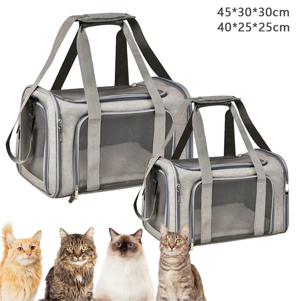 45cm Breathable Pet Cat Carrier handbag Foldable Cat Pet Carriers Dog Cat Travel Car Carrying Bag For Small Dogs Cats Outgoing
45cm Breathable Pet Cat Carrier handbag Foldable Cat Pet Carriers Dog Cat Travel Car Carrying Bag For Small Dogs Cats Outgoing