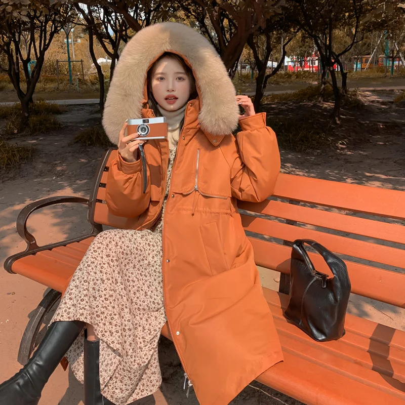 2023 New Down Coat Women's Mid length White Duck Down Korean Edition Thickened Coat
2023 New Down Coat Women's Mid length White Duck Down Korean Edition Thickened Coat