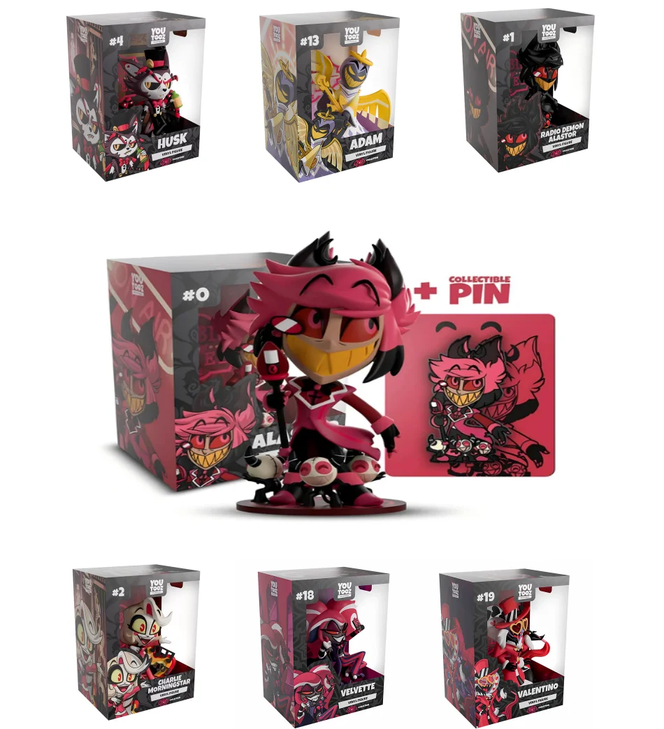 Youtooz Hazbin Hotel Alastor 13.4cm PVC Action Figure Collectible Model Garage Kit Doll Toy Gift for Game Fans
Youtooz Hazbin Hotel Alastor 13.4cm PVC Action Figure Collectible Model Garage Kit Doll Toy Gift for Game Fans