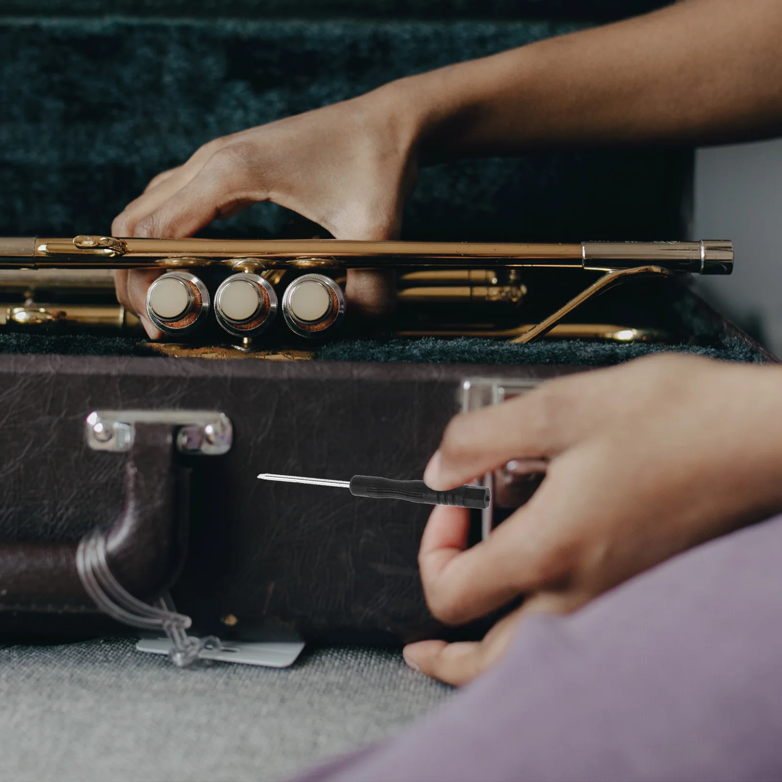 Small Screwdriver Multi-Purpose Musical Instrument Repair Tool Precision Clarinet Flute Saxophone Portable Maintenance Tool 
Small Screwdriver Multi-Purpose Musical Instrument Repair Tool Precision Clarinet Flute Saxophone Portable Maintenance Tool