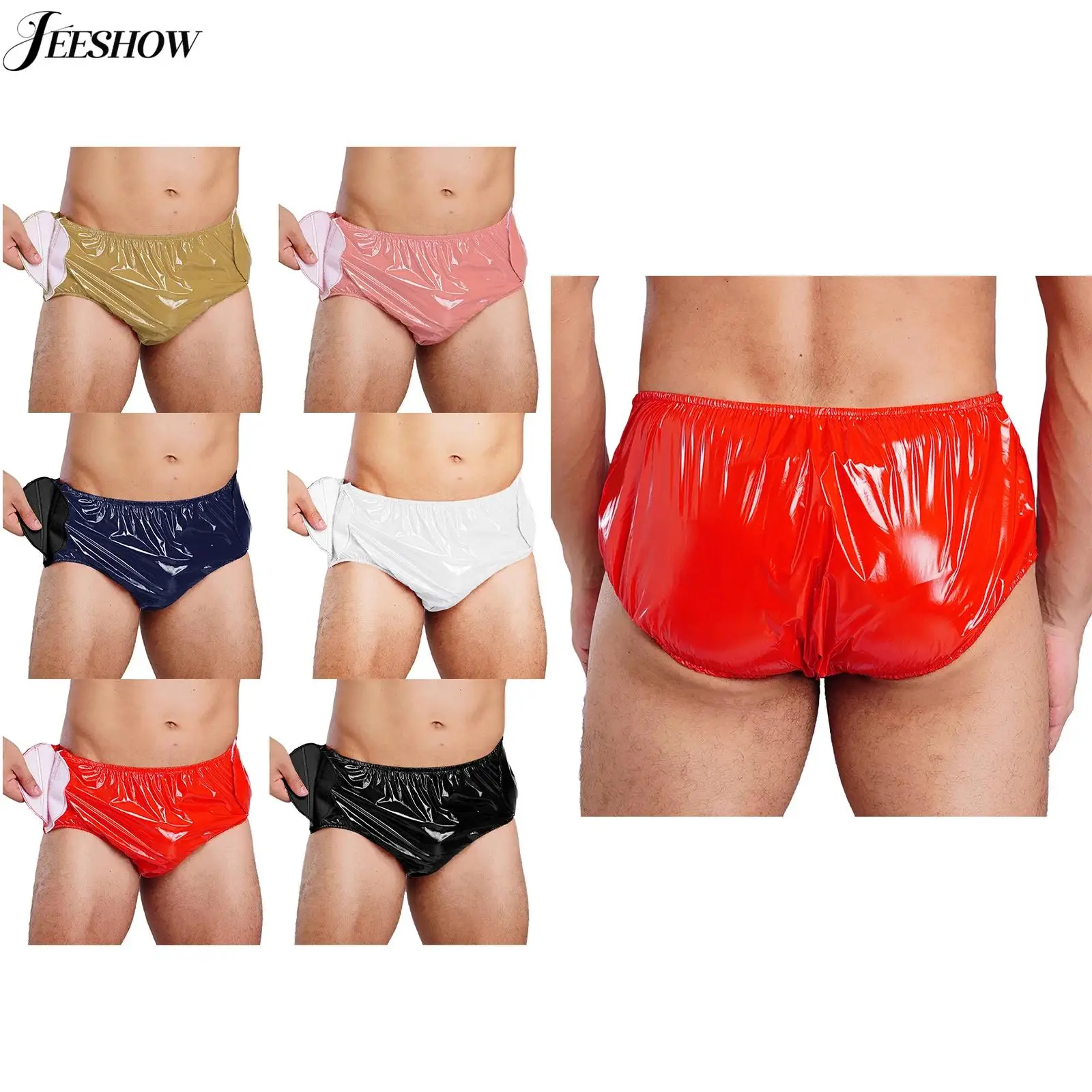 Mens Waterproof Diaper Cover Underwear Anti-Leak Reusable Incontinence Briefs for Special Need Hook and Loop Fastener Underpants
Mens Waterproof Diaper Cover Underwear Anti-Leak Reusable Incontinence Briefs for Special Need Hook and Loop Fastener Underpants