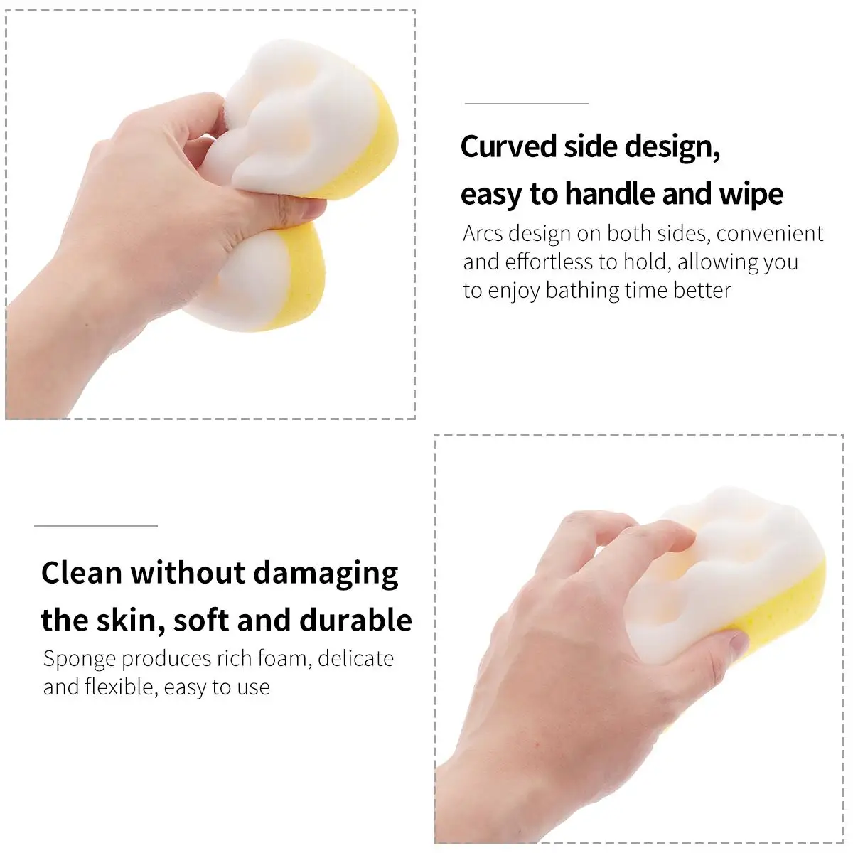 4 Pcs for Delicate Skin Scrubbers Body Cleaning Shower Sponges Tools Bath Brushes Sponges Scrubbers
4 Pcs for Delicate Skin Scrubbers Body Cleaning Shower Sponges Tools Bath Brushes Sponges Scrubbers