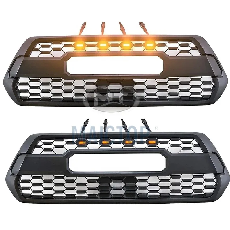 MAICTOP Black Abs Car Front Grill with Led Light Grille for Tacoma Bumper Grill trd Pro Pickup Truck 4x4 2016-2019
MAICTOP Black Abs Car Front Grill with Led Light Grille for Tacoma Bumper Grill trd Pro Pickup Truck 4x4 2016-2019