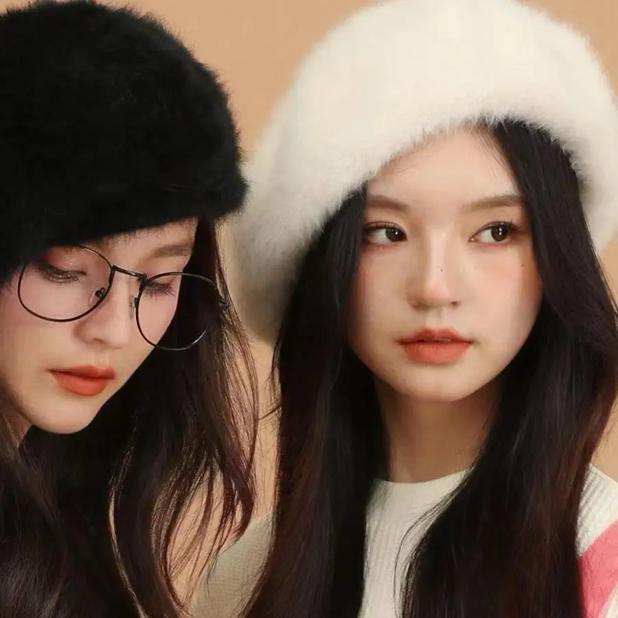 Winter Warm Imitation Mink Fur Berets Soft Fluffy Thickened Christmas Gifts Octagonal Cap Skiing Hiking Coldproof Newsboy Caps
Winter Warm Imitation Mink Fur Berets Soft Fluffy Thickened Christmas Gifts Octagonal Cap Skiing Hiking Coldproof Newsboy Caps