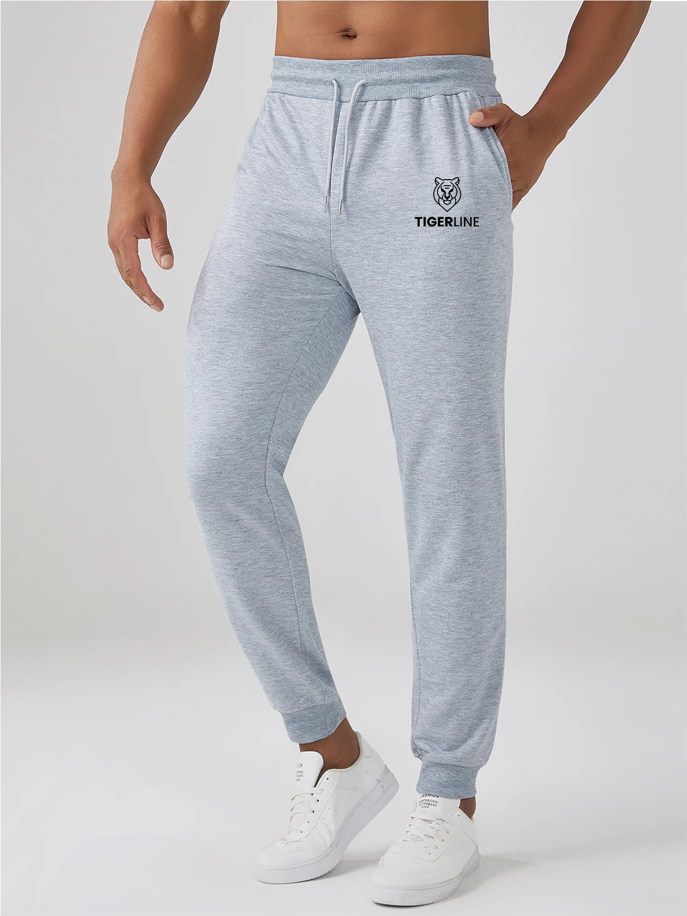 Men Jogger Pants TIGERLINE Tiger Head Logo Print Elastic Drawstring Sweatpants Men Casual Street Sports Trousers Side Pockets Da
Men Jogger Pants TIGERLINE Tiger Head Logo Print Elastic Drawstring Sweatpants Men Casual Street Sports Trousers Side Pockets Da