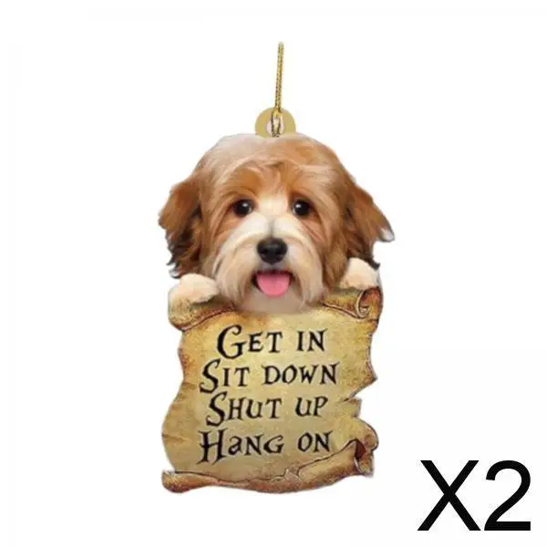 2xСобака Автомобильный орнамент Автомобильный кулон Автоаксессуары Рождественская елка Подвесной кулон
2xСобака Автомобильный орнамент Автомобильный кулон Автоаксессуары Рождественская елка Подвесной кулон